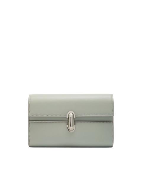 SAVETTE Symmetry smooth clutch bag