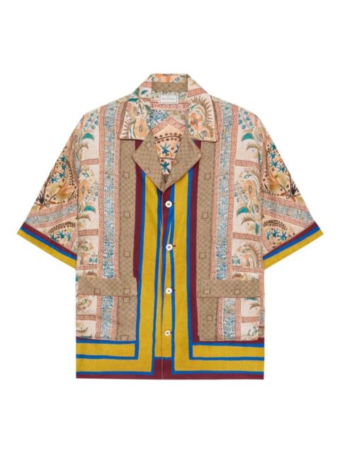 Pierre-Louis Mascia paisley-print pocket shirt