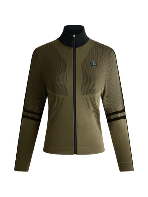 Fusalp Liveona ribbed-knit logo-patch jacket