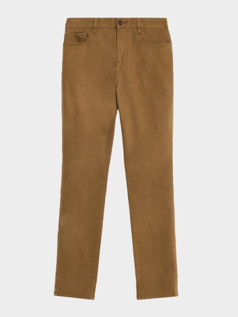Vince Men's Dylan Peached Cotton 5-Pocket Pants