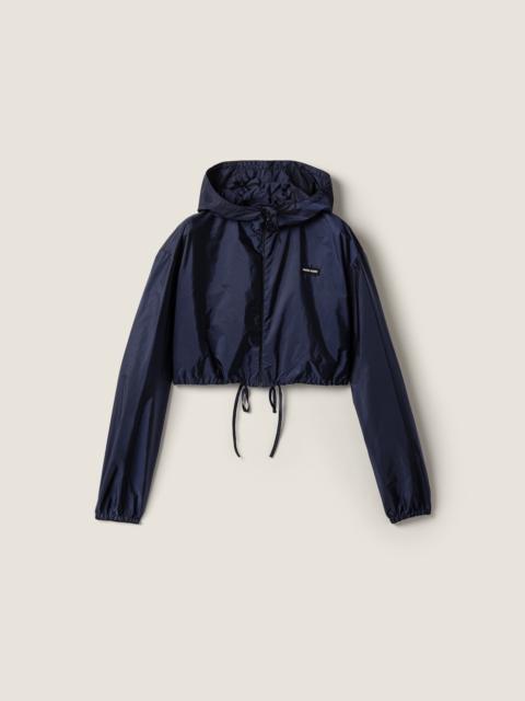 Miu Miu Technical fabric windbreaker