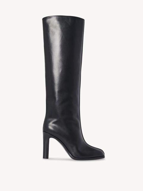 Wide Shaft Boot in Leather