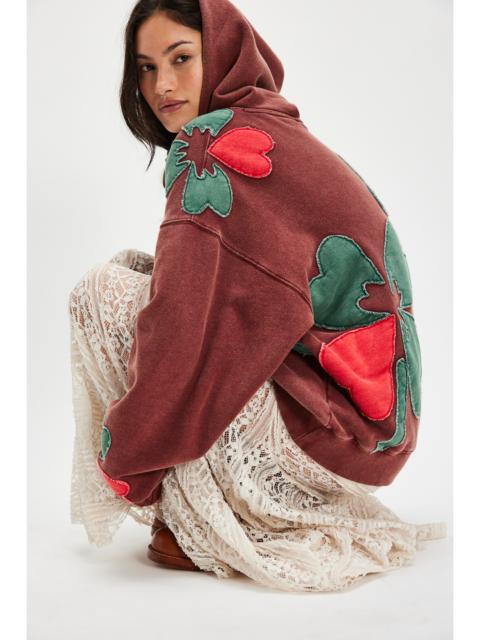 FREE PEOPLE We The Free It's A Vibe Flowers Hoodie