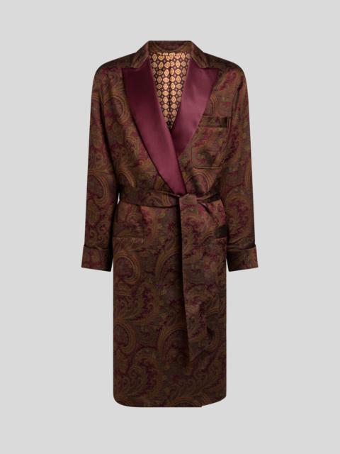 Etro PAISLEY JACQUARD ROBE COAT
