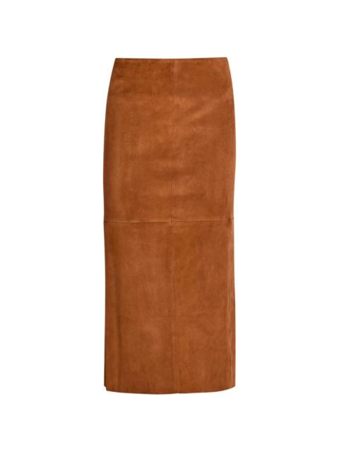 STOULS Winona panelled midi skirt