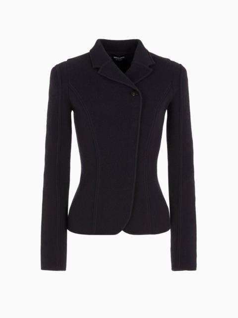 GIORGIO ARMANI Single-breasted jacket in cashmere