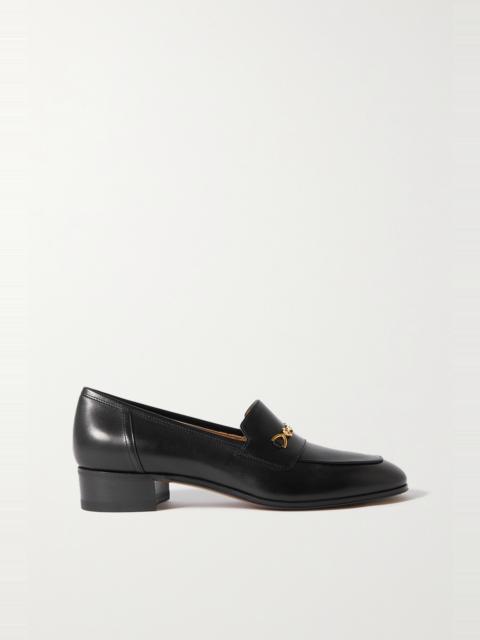 GUCCI Horsebit-detailed leather loafers Black