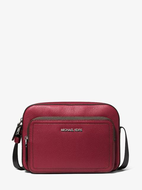 MICHAEL KORS Cooper Pebbled Leather Utility Crossbody Bag