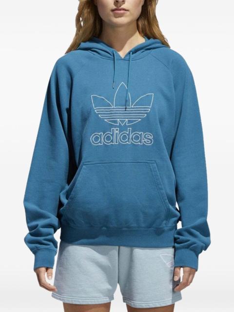 adidas logo-print hoodie