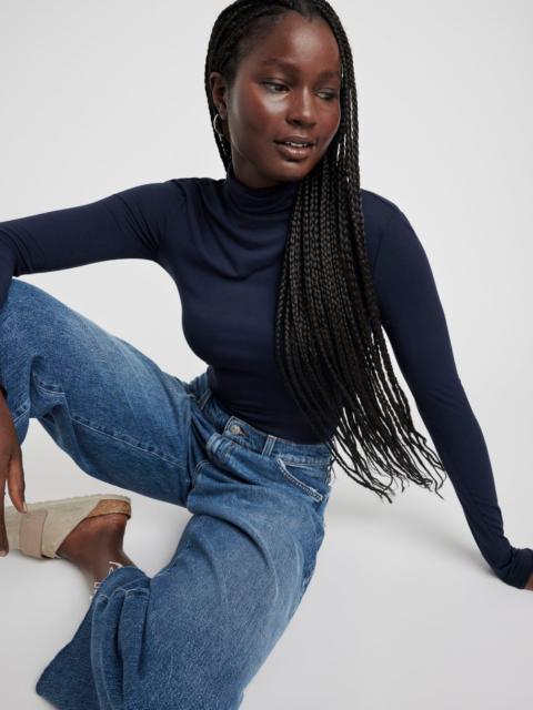 Splendid Bamboo Blend Long Sleeve Turtleneck