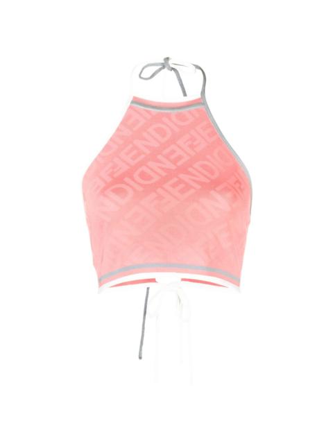 FENDI sleeveless cropped top