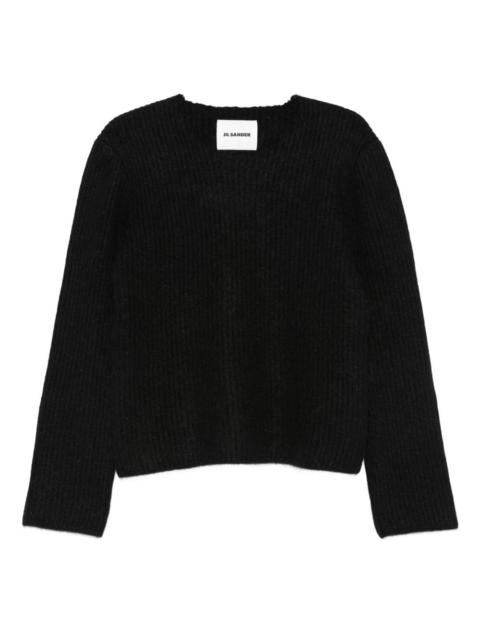 Jil Sander ribbed wool-mohair blend sweater