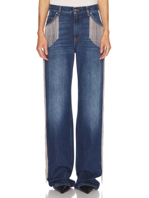 Chain Fringes Wide Leg