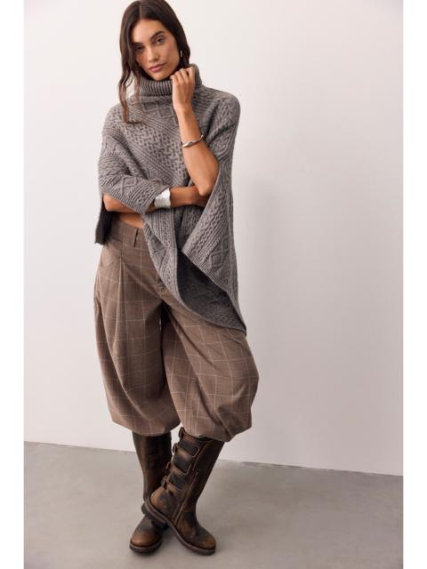 FREE PEOPLE Cannon Cable Poncho