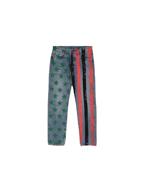 DENIM TEARS Denim Tears x CPFM 4th of July Denim Plant Jeans Blue