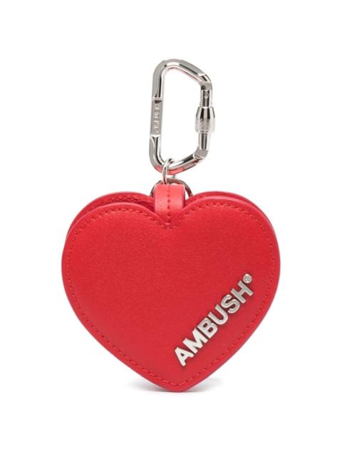 Ambush heart leather AirPods case