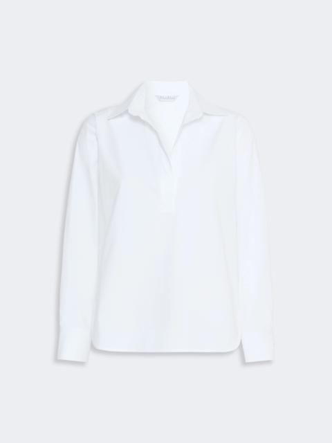 Max Mara VIOLINO Stretch cotton shirt - OPTICAL WHITE
