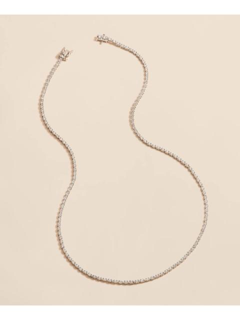 Brooks Brothers 5 CT. Lab-Grown Diamond 14k White Gold Tennis Necklace