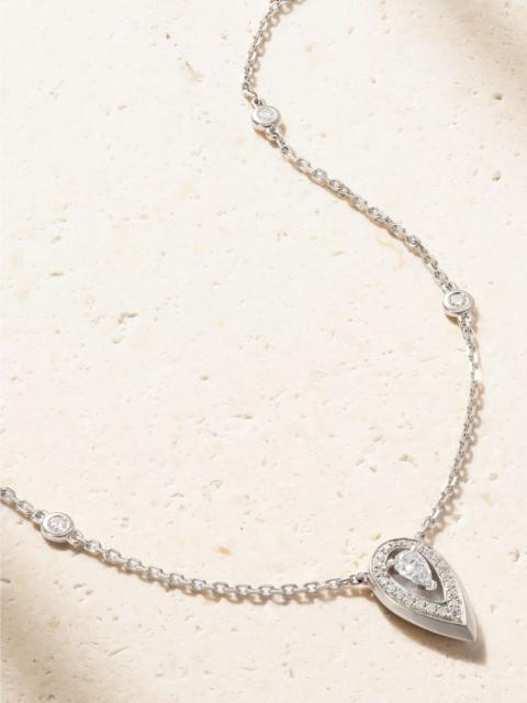 MESSIKA Fiery 18-karat white gold diamond necklace Gold