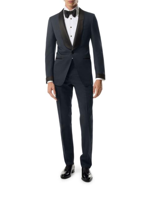 TOM FORD SINGLE BREASTED TUXEDO WITH SILK INSERTS