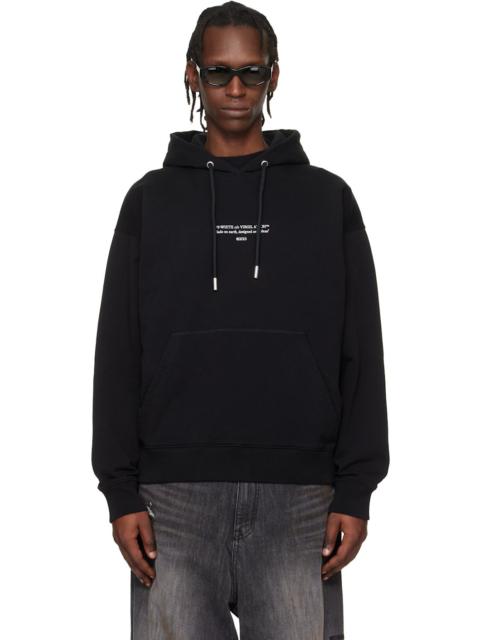 Off-White Black Statement Skate Hoodie