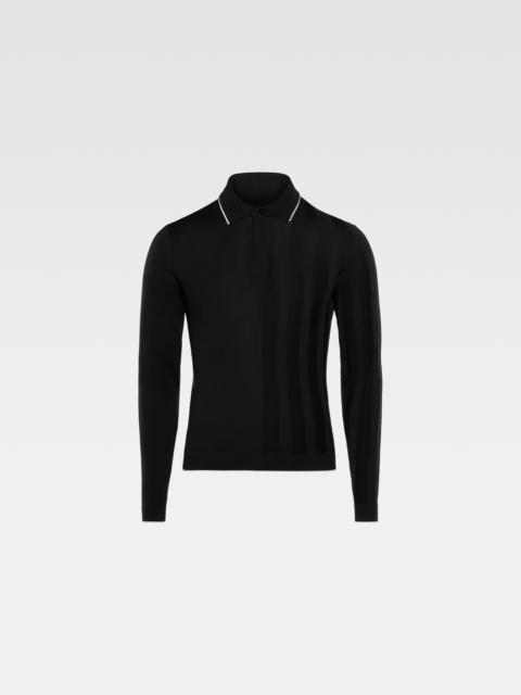 JACQUEMUS The Tricot long-sleeve polo shirt