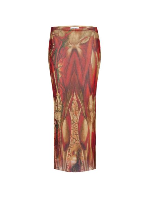 Jean Paul Gaultier Écorche skirt