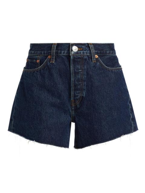 RE/DONE Women's 90s Low-Slung Denim Shorts - Heritage Rinse