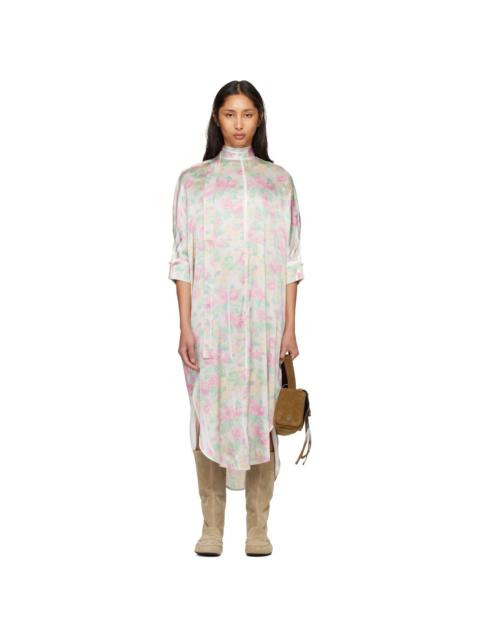 Acne Studios Multicolor Blouse Midi Dress