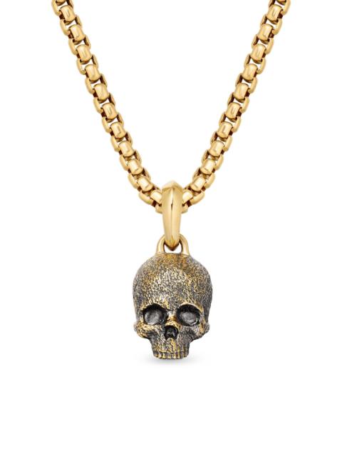 DAVID YURMAN Men's Memento Mori Skull Amulet in 18K Yellow Gold - Gold