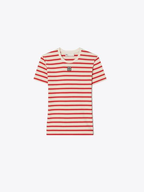 TORY BURCH Striped Cotton T-Shirt