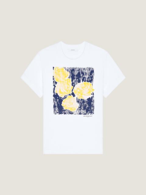 Givenchy T-SHIRT IN COTTON WITH FLOWERS PRINT