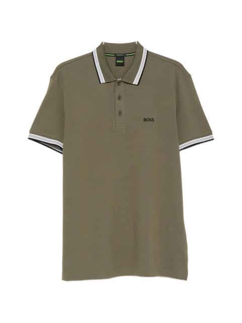 BOSS Boss Paddy Logo-embroidered Polo Shirt