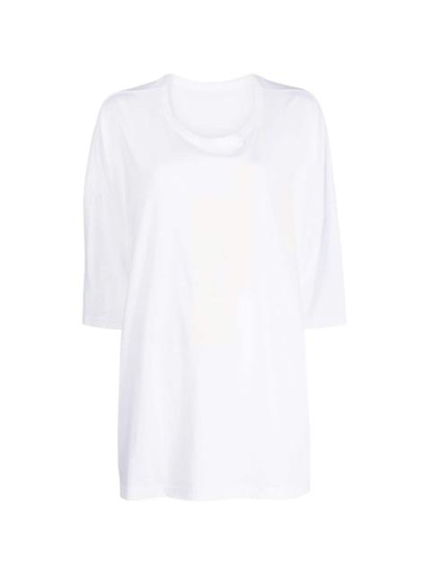 Y's Block-print cotton T-shirt
