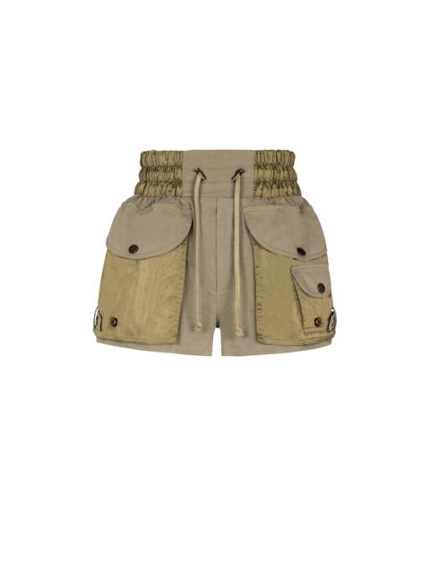 Balmain Cotton twill Utility shorts