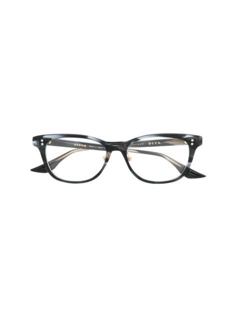 wayfarer-frame optical glasses