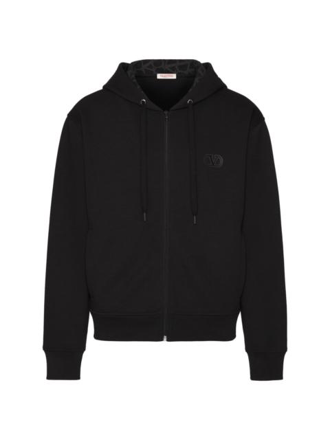 VLogo Signature zip-up hoodie