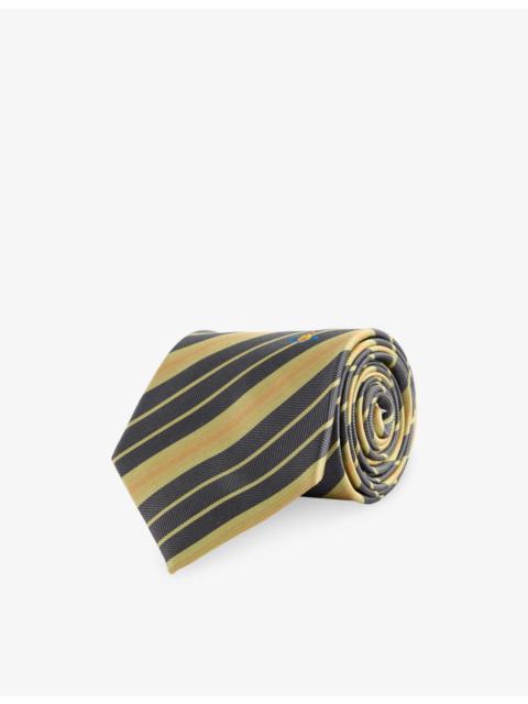 Vivienne Westwood Striped Silk-Twill Tie