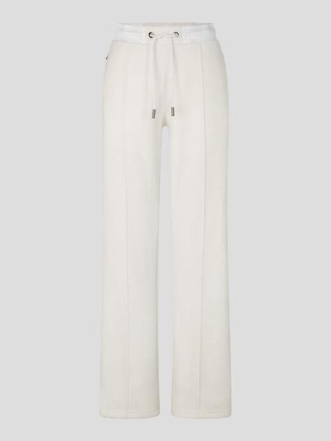 BOGNER Viona Fleece jogging pants in Off-white