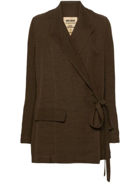 UMA WANG khloe peak-lapels jacket