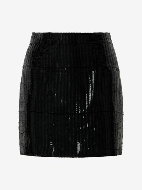 Sequin Mini Skirt