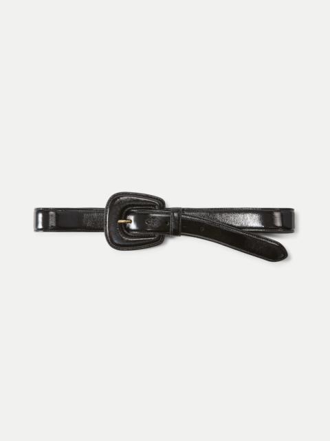 VERONICA BEARD ELSY LEATHER-BUCKLE BELT