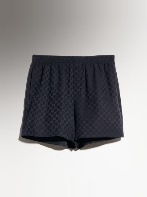 GUCCI GG silk jacquard shorts