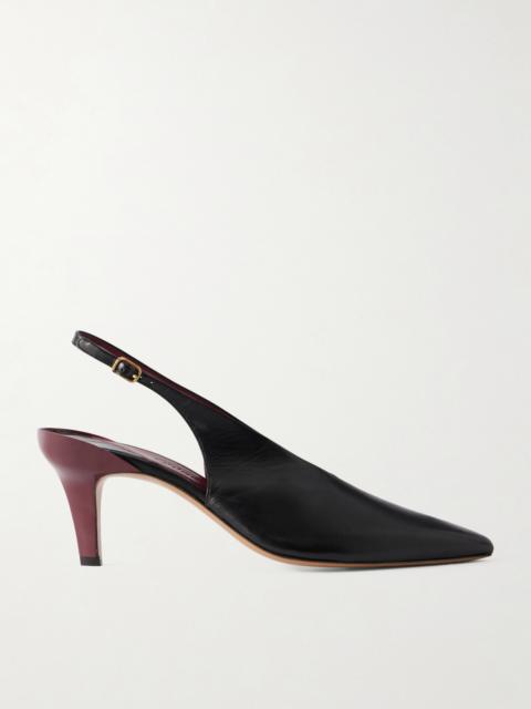 Chloé Suzie Leather Slingback Pumps
