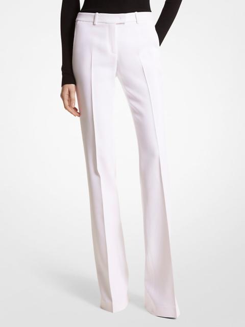 MICHAEL KORS COLLECTION Haylee Double Crepe Sablé Flared Trousers