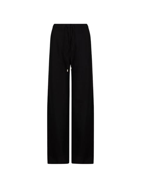 Max Mara drawstring straight-leg trousers