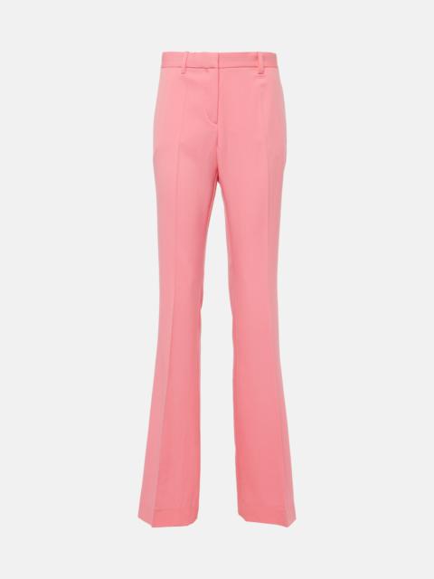 VERSACE High-rise flared pants