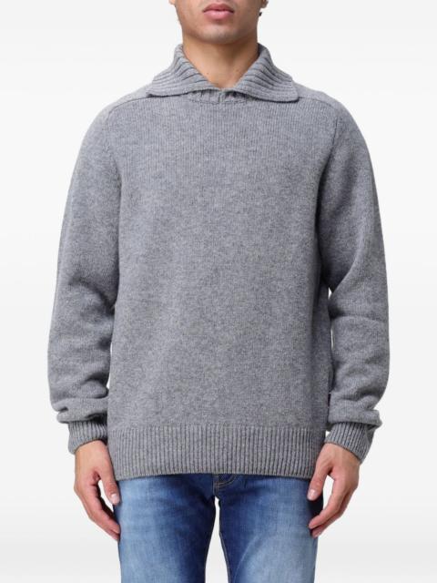 SEBAGO ribbed shawl-collar sweater