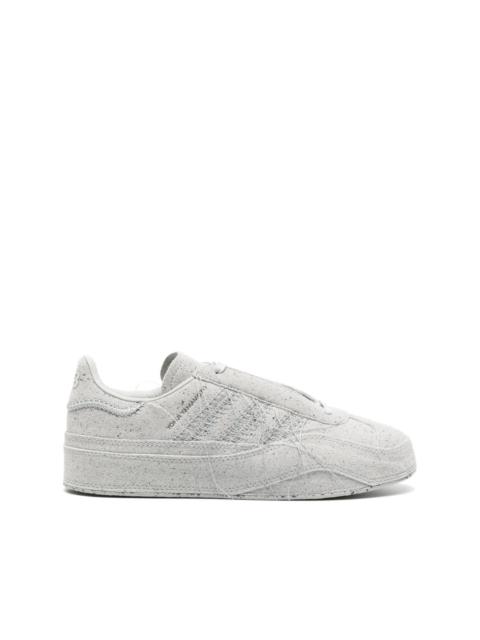 Gazelle suede lace-up sneakers