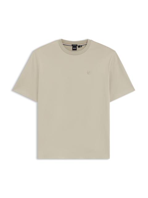 BOSS REGULAR-FIT T-SHIRT IN MERCERIZED COTTON